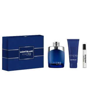 Montblanc Legend Blue подаръчен комплект за мъже (парфюмна вода 100 ml + парфюмна вода 7,5 ml + душ гел 100 ml)