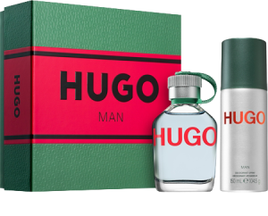 Hugo Boss HUGO Man подаръчен комплект за мъже (тоалетна вода 75 ml + дезодорант 150 ml)