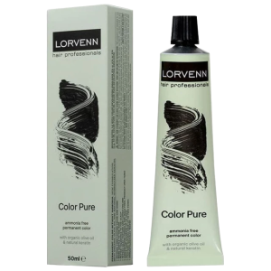 Lorvenn Color Pure професионална безамонячна боя за коса 7.11, 50 ml