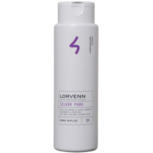 Lorvenn Silver Pure шампоан за сива/руса коса, 300 ml